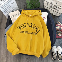 Load image into Gallery viewer, oversized Hoodies Women Thicker Letter Warm Pullover Coat Drawstring Harajuku Sweatshirt Pink Womens Korean New High Quality