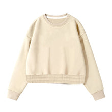 Load image into Gallery viewer, Aachoae Women Fleece Hoodies Sweatshirt 2020 Winter Solid 100% Cotton Hooded Sweatshirt Casual Loose Jumper Pullover Jacket