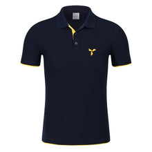 Load image into Gallery viewer, 2020 NEW Clothes Men Knitted Polo Shirt Contrast Color Short Sleeve Turn-down Neck Top Breathable Plus Size Sport Men&#39;s Polo Tee