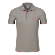 Load image into Gallery viewer, 2020 NEW Clothes Men Knitted Polo Shirt Contrast Color Short Sleeve Turn-down Neck Top Breathable Plus Size Sport Men&#39;s Polo Tee