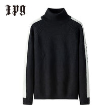 Load image into Gallery viewer, Ipg New Fashion Trend Men Sweater Japanese-style Harajuku Turtleneck Men&#39;s Autumn Winter Pullover Casual Sweaters Mens Clothing