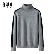 Load image into Gallery viewer, Ipg New Fashion Trend Men Sweater Japanese-style Harajuku Turtleneck Men&#39;s Autumn Winter Pullover Casual Sweaters Mens Clothing