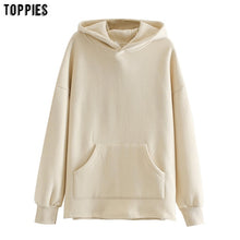 Load image into Gallery viewer, toppies loose oversize hoodies womens sweatshirt autumn winter fleece hoodies 2020 women clothes