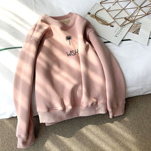 Load image into Gallery viewer, Jacket women solid color hoodies 2020 autumn winter imitation lamb wool korean loose plus velvet thick zipper sweatshirt tops