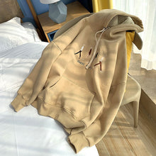 Load image into Gallery viewer, Jacket women solid color hoodies 2020 autumn winter imitation lamb wool korean loose plus velvet thick zipper sweatshirt tops